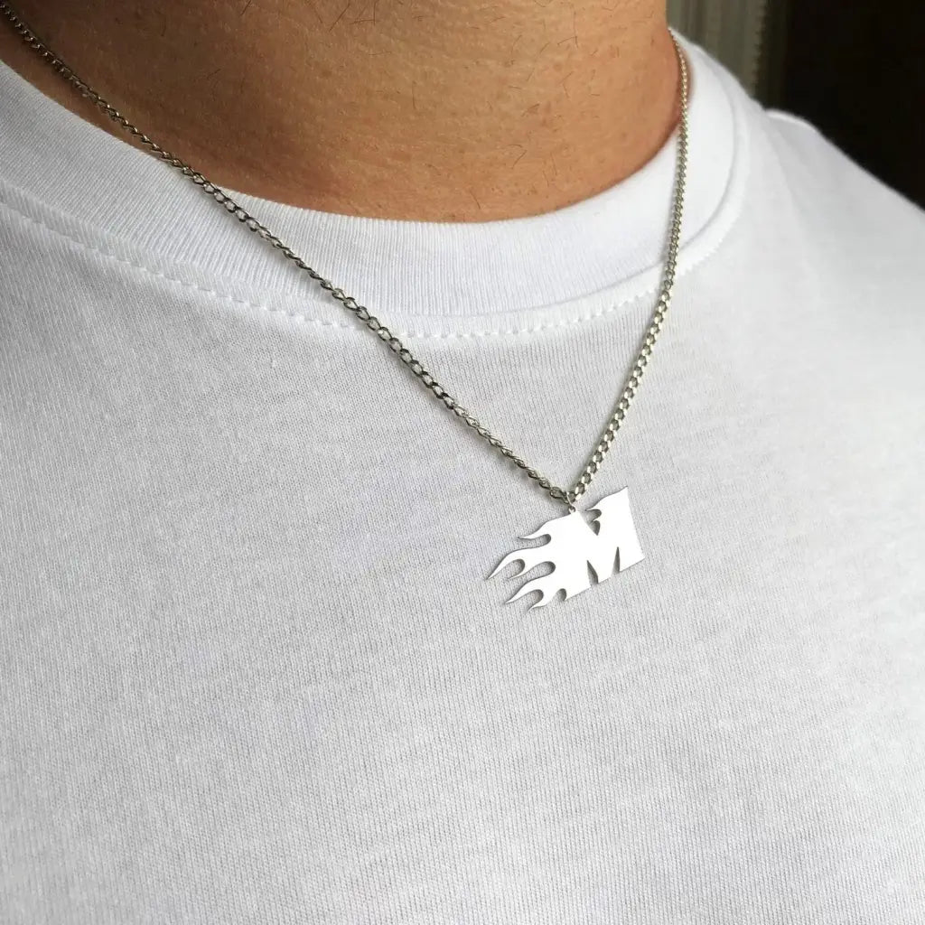 Cubic Zirconia Diamond Charm, Initial Letter Q Pendant, Necklace for Women,  Men, Boyfriend, Girlfriend Diamond Chain by Aria Jeweler - Walmart.com